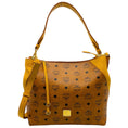 Load image into Gallery viewer, MCM Cognac Visetos Klara Shoulder Bag