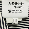 Load image into Gallery viewer, Akris Punto Navy Blue / White Striped Cotton Dress with Belt