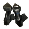 Load image into Gallery viewer, Bruno Frisoni Black Elastic Band Satin Mules