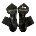 Load image into Gallery viewer, Bruno Frisoni Black Elastic Band Satin Mules