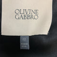 Load image into Gallery viewer, Olivine Gabbro Black Short Sleeved Wool Gauze Shift Dress