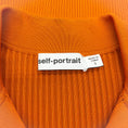 Load image into Gallery viewer, Self-Portrait Orange Ribbed Midi Dress with Buttons