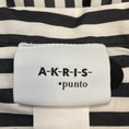 Load image into Gallery viewer, Akris Punto Black / White Stripe and Polka Dot Print Cotton Midi Dress with Belt