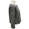 Load image into Gallery viewer, Giambattista Valli Black / White Cropped Tweed Jacket