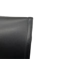 Load image into Gallery viewer, Max Mara Black Leather Double Top Handle Tote Handbag with Silver Hardware