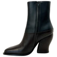 Load image into Gallery viewer, Loewe Black / Brown Two Tone Leather Onda Boots