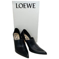 Load image into Gallery viewer, Loewe Black Leather Comic Folded Pumps