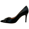 Load image into Gallery viewer, Gianvito Rossi Black Leather Buckle Pumps