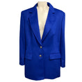 Load image into Gallery viewer, Escada Cobalt Blue Two Button Angora Blazer