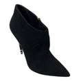 Load image into Gallery viewer, Giuseppe Zanotti Black Calf Hair Zebra Heel Suede Booties