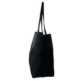 Load image into Gallery viewer, Tod's Black Denim and Leather Double Top Handle Tote Handbag
