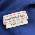 Load image into Gallery viewer, Alexander McQueen Blue 2022 Draped Spaghetti Strap Long Dress