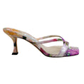 Load image into Gallery viewer, Jimmy Choo Multi Silk Maelie 70 Mule Sandals
