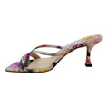 Load image into Gallery viewer, Jimmy Choo Multi Silk Maelie 70 Mule Sandals