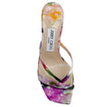 Load image into Gallery viewer, Jimmy Choo Multi Silk Maelie 70 Mule Sandals
