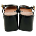 Load image into Gallery viewer, Gianvito Rossi Black Patent Leather Square Toe Slingback Pumps