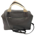 Load image into Gallery viewer, Brunello Cucinelli Charcoal Grey Monili Bead Embellished Leather Handbag