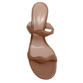Load image into Gallery viewer, Gianvito Rossi Praline Scalloped Double Strap Sandals
