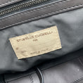 Load image into Gallery viewer, Brunello Cucinelli Charcoal Grey Monili Bead Embellished Leather Handbag