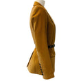 Load image into Gallery viewer, Barbara Bui Camel Cotton Corduroy Belted Blazer