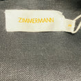 Load image into Gallery viewer, Zimmermann Black Linen Mini Flip Dress with Belt