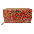 Load image into Gallery viewer, Louis Vuitton Beige / Pink / Green Printed Zip Around Wallet