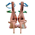 Load image into Gallery viewer, Gianvito Rossi Multi Metallic Ribbon Uptown Sandals