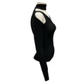 Load image into Gallery viewer, Coperni Black Cut-Out Detail Ribbed Knit Top