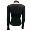 Load image into Gallery viewer, Coperni Black Cut-Out Detail Ribbed Knit Top