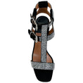 Load image into Gallery viewer, Laurence Dacade Silver Strass Sandra Sandals