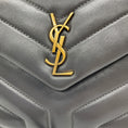 Load image into Gallery viewer, Saint Laurent Grey 2021 Loulou Leather Toy Mini Bag
