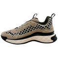 Load image into Gallery viewer, Chanel Beige Suede Interlocking CC Logo Sneakers