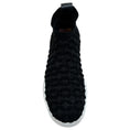 Load image into Gallery viewer, Alaia Black Knit Petal Pull On Sneakers