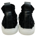 Load image into Gallery viewer, Alaia Black Knit Petal Pull On Sneakers