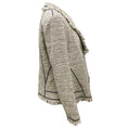 Load image into Gallery viewer, Lafayette 148 New York Raffia Multi Fringed Tweed Open Jacket