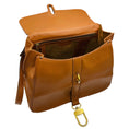 Load image into Gallery viewer, Delvaux Light Brown / Cognac Calfskin Leather Gin Fizz Jumping Satchel Handbag