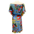 Load image into Gallery viewer, Jean Paul Gaultier Soleil Blue / Orange Multi Ruffled Mesh Dress