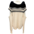 Load image into Gallery viewer, Monse Ivory / Black Wool Knit Sweater