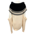 Load image into Gallery viewer, Monse Ivory / Black Wool Knit Sweater