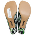 Load image into Gallery viewer, Loewe Green Hibiscus Sequined Toy Mules