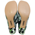 Load image into Gallery viewer, Loewe Green Hibiscus Sequined Toy Mules