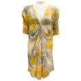 Load image into Gallery viewer, Willow Gold Hand Painted Tie Dye Silk Dress