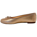 Load image into Gallery viewer, Casadei Rose Gold Lather Ballerina Flats