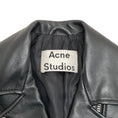 Load image into Gallery viewer, Acne Studios Black Leather Moto Jacket