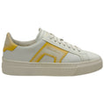 Load image into Gallery viewer, Santoni White / Yellow DBS6 Low Top Sneakers