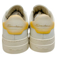 Load image into Gallery viewer, Santoni White / Yellow DBS6 Low Top Sneakers