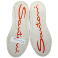 Load image into Gallery viewer, Santoni White / Yellow DBS6 Low Top Sneakers