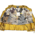 Load image into Gallery viewer, St. John Couture Copper Leather Ruffle Jacket