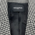 Load image into Gallery viewer, The Kooples Black / White Houndstooth Blazer