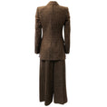 Load image into Gallery viewer, Dolce & Gabbana Brown Wool Houndstooth Suit